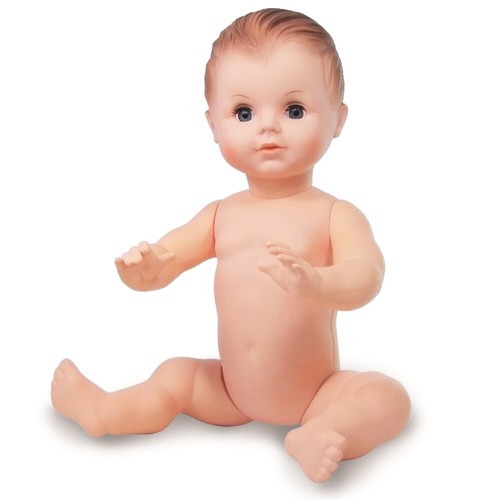 Baigneur petit colin 50cm - petit, yeux