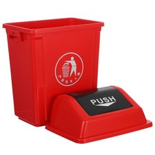  Poubelle à couvercle basculant : poubelle de cuisine en plastique de 10 L,