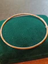 Bracelet Jonc Or jaune 18 Carats Fil Rond