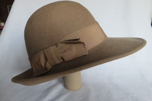 Chapeau feutre beige - , borsalino