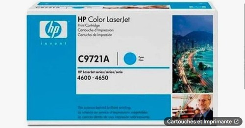 Toner c9721a 641a cyan neuf - hp,
