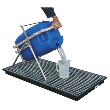 Chevalet inox pour bidon 60l - inox,