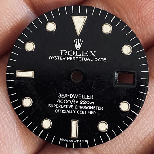 Rolex black dial trit - black, for