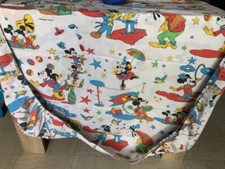*** Rare drap vintage DISNEY mickey SHEET 90*190 ***