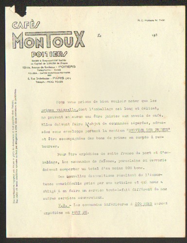 Poitiers cafes gros - (86), en