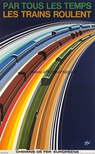 Affiche Poster Train SNCF