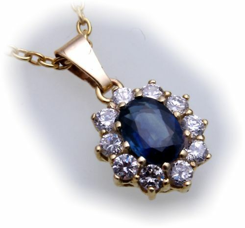 Pendentif 585 véritable - en,