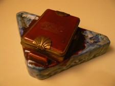 CENDRIER EN GRES / POLYCHROME