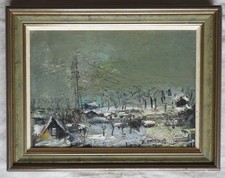 Tableau : Huile sur carton