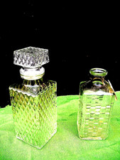 2 CARAFES WHISKY VERRE TAILLÉ