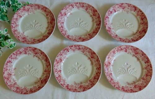 Assiettes asperges faience - 6,