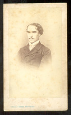 CDV Susse Frères à Paris; portrait d'un jeune homme;Vintage albumen print c.1868