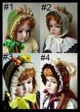 Chapeau poupée Jumeau SFBJ Kestner Halbig Kammer Heubach hat antique doll