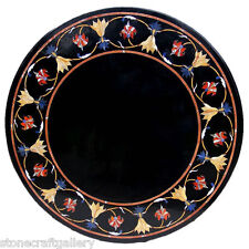 18 " Marbre Café Centre Table Haut Inlay Handmade Travail Pour Décor Maison &