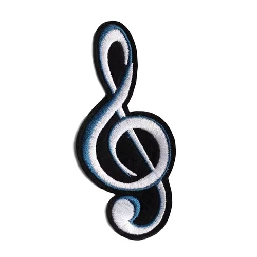 Patch écusson clef sol - de,