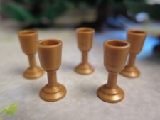 5 verres PLAYMOBIL 3137 4163