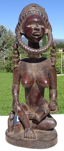Statue yombé phemba 58 cm - phemba,