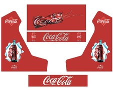 Stickers bartop Coca Cola Modele 2 Autocollant borne d'arcade