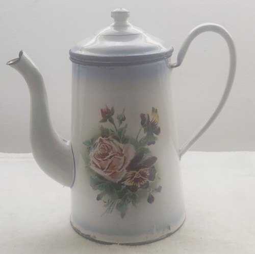 Ancienne cafetière tôle - ancienne, en