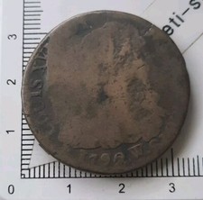 M10802 Pièce De Monnaie Royale 2 Sols 1792 W. Arras Louis XVI Fautée Surplus