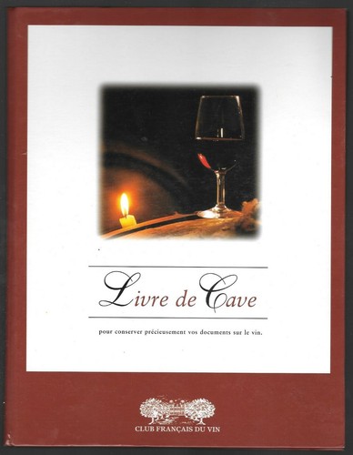 Livre cave edition club - cave,
