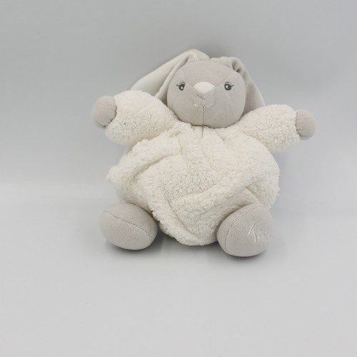 Doudou musical lapin plume