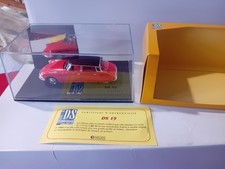1/43 CITROËN DS 19 - 1962 BOITE VITRINE CERTIFICAT ATLAS