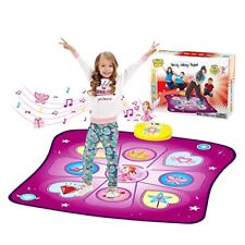 Tapis de Danse pour Enfants de 3 à 8 Ans,Tapis de Danse Musical avec Affichage L