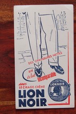 Buvard ancien " Cirage LION