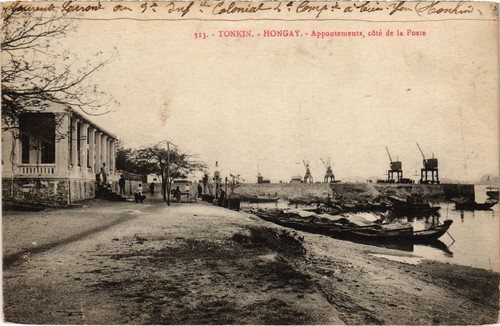 Cpa hongay appontements - hongay,