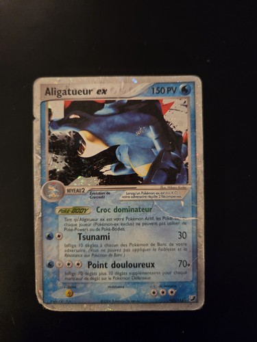 Carte pokemon aligatueur - carte,