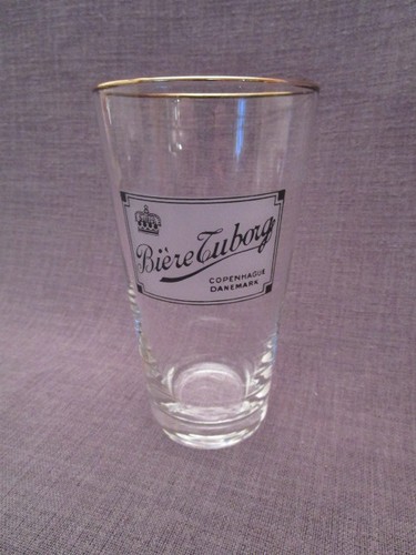 Verre bière ancien - verre, ancien"tuborg"