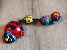 Ancien jouet mécanique automate tôle  Made in Japan Années 60 YONE coccinelle