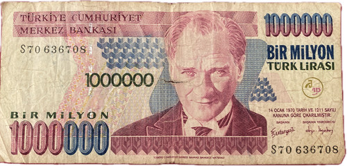 18833 billet turquie 1 000 - turquie,
