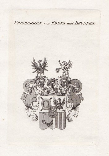 1830 ébène fontaine blason - Ébène,