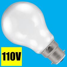 2X 100W 110V BC Perle GLS Ampoule De Chantier Guirlande Baïonnette B22 Lampes