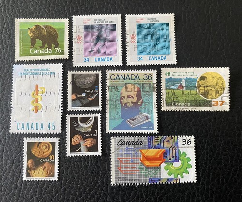 Lot timbres du - 10, canada