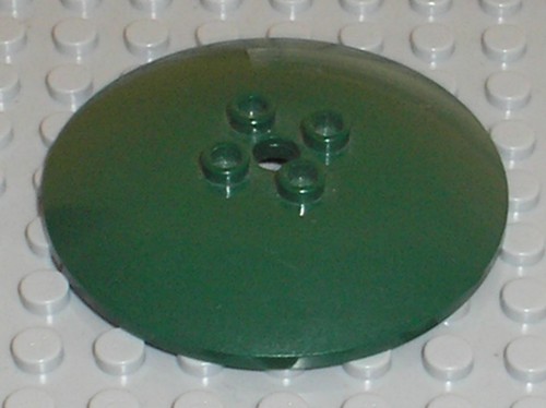 Lego exo force - dkgreen, round