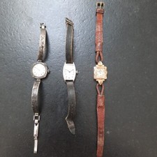 3x Montre Mecanique Femme Vintage Treo Veca Thales HS A Reviser