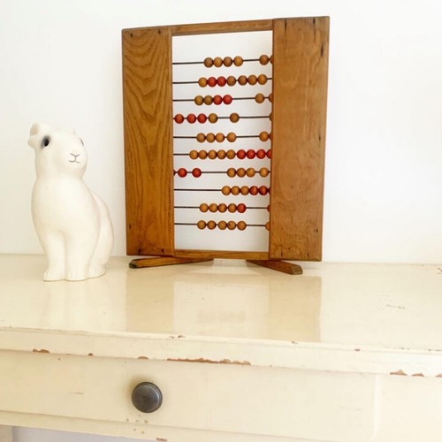 Boulier vintage bois - vintage,