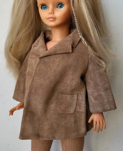 Veritable veste cuir - , daim