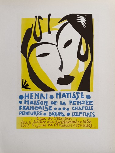 Henri matisse lithographie - matisse, af