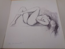 Jean-Claude Dauguet Portfolio de 14 planches érotiques numérotées 6/250