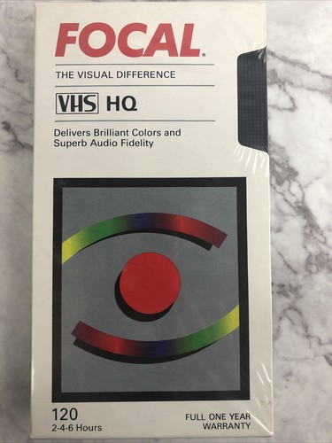 T120 blank vhs - vhs, focal