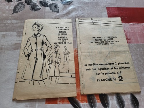 Ancien patron 1968 modes - 1968, et