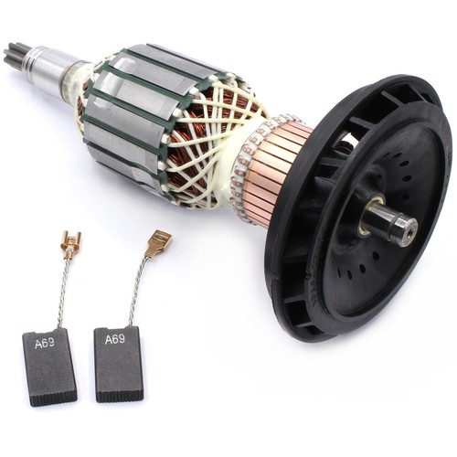 Moteur rotor ancre - ancre, carbones