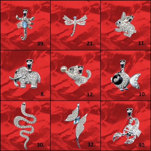 Animaux véritable pendentif - animaux,