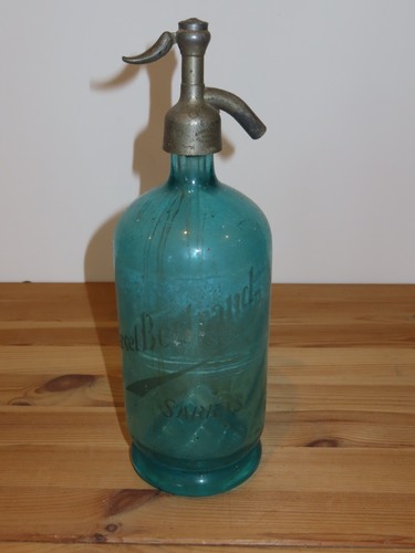 Siphon ancien bleu azur marcel - ancien,