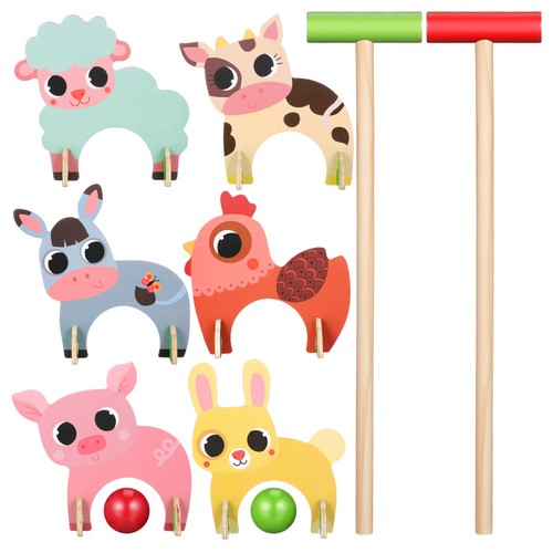Jeu croquet animaux pour - de,