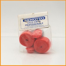 RUBAN DE GUIDON DE VIOLONCELLE TEXTURÉ ROUGE NOS BENOTTO VINTAGE VÉLO DE ROUT...